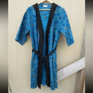 1960s Men's Cotton Kimono Robe XL